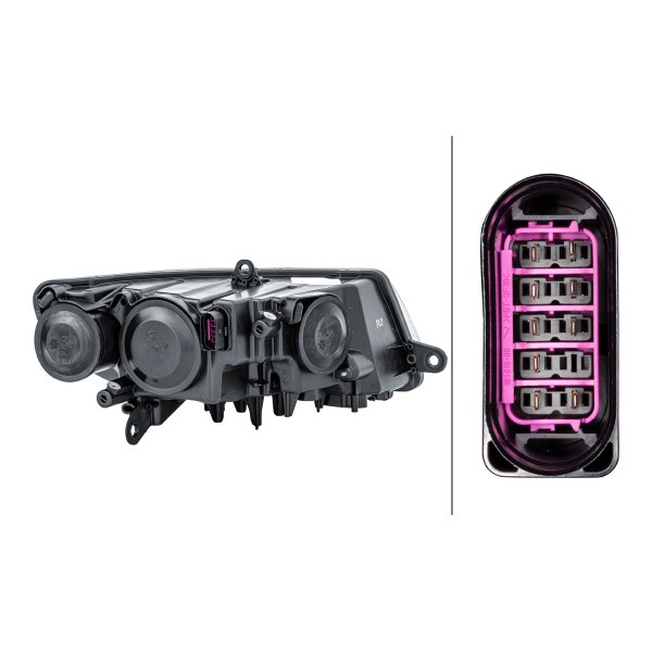 Faros para Skoda SuperB II 3T4