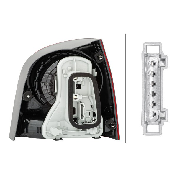 Piloto trasero izquierdo 2VA965303071 HELLA