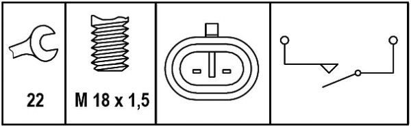 Comprar Sensor de marcha atrás Fiat Panda II 169A