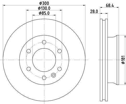 Comprar Disco de freno Mercedes Sprinter III 5-t 907, 910