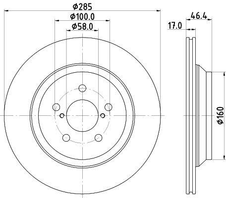 Comprar Disco de freno trasero Subaru XV II GT