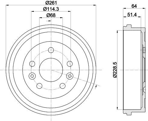 Comprar Tambor de freno trasero Renault DUSTER I HS