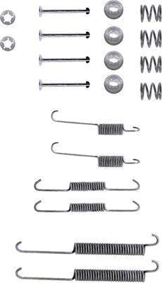  Kit de montaje de zapatas de freno traseras Citroen ZX 