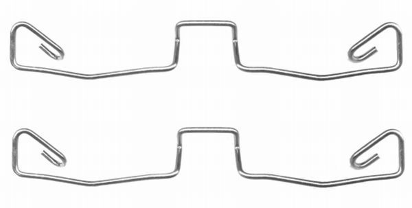 Juego de resortes de sujeción de pastillas de freno delanteras para Audi A6 C5 4B2, 4B4