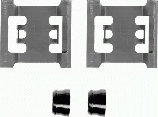 Juego de resortes de sujeción de pastillas de freno delanteras Ford Transit IV bus (E) (1991 - 1994) precio, desde 7,55 EUR