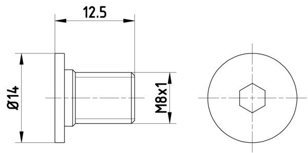  Tornillo de disco de freno Mercedes Sprinter 