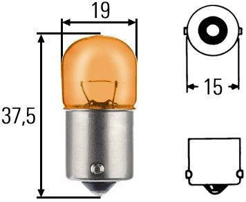 Bombilla 8GA002071051 HELLA