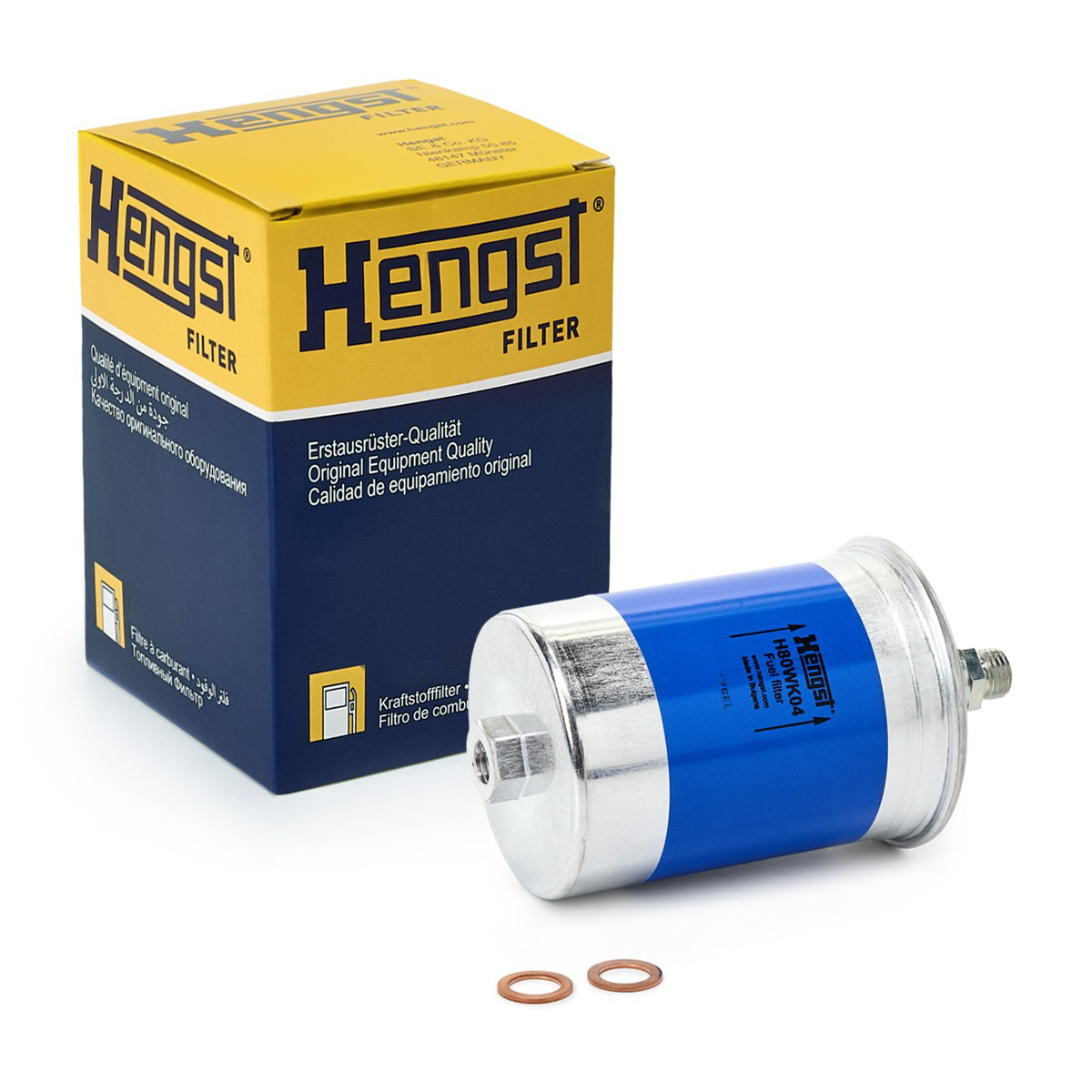 Filtro combustible Hengst H80WK04 precio, desde 19,51 EUR
