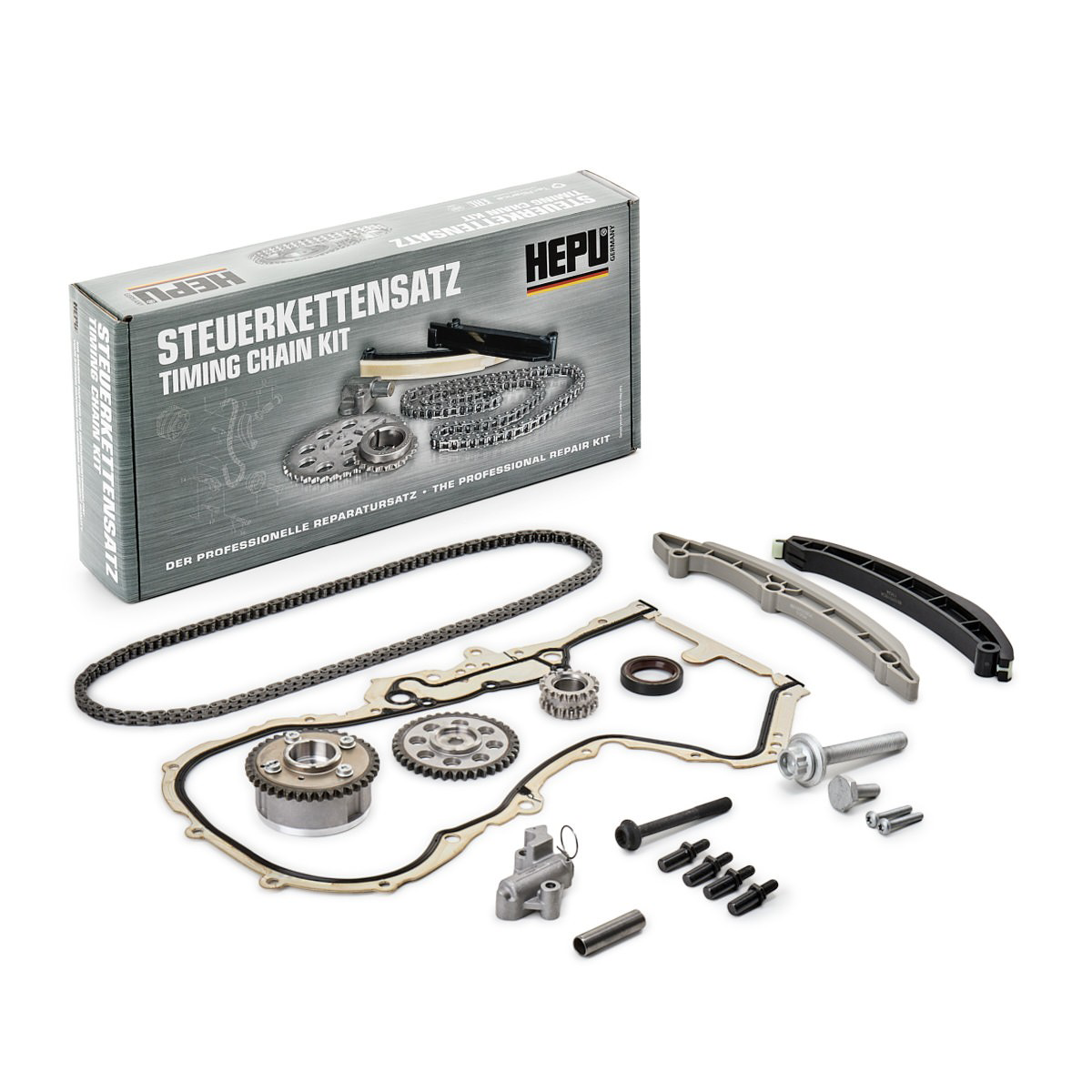 Kit de montaje de la cadena de distribución  Hepu 216010CA