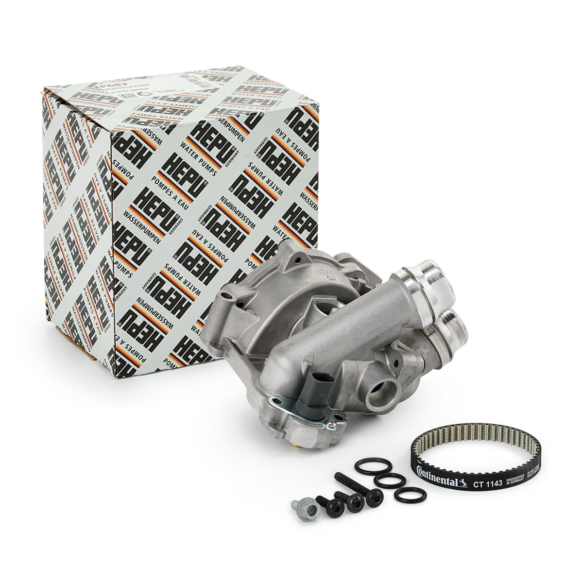Motor de agua, completo con caja Hepu P682