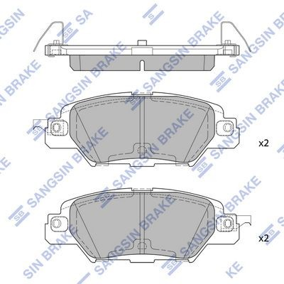 Pastillas traseras Mazda KBY62648Z