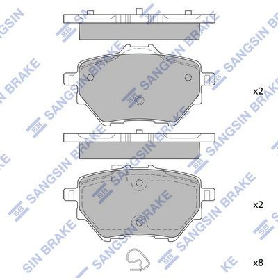 Pastillas freno traseras para Citroen C4 SPACETOURER 3D