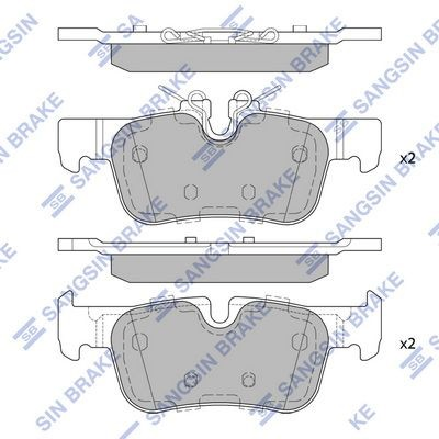  Pastillas de freno traseras BMW 1 