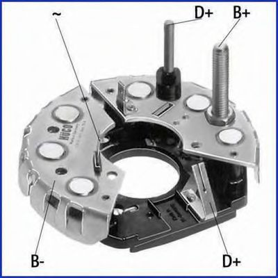 Alternador Diodo Puente Rectificador Volkswagen Passat B3, B4