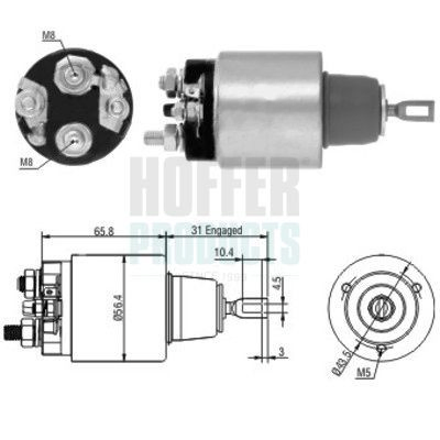  Solenoide de arranque BMW X5 