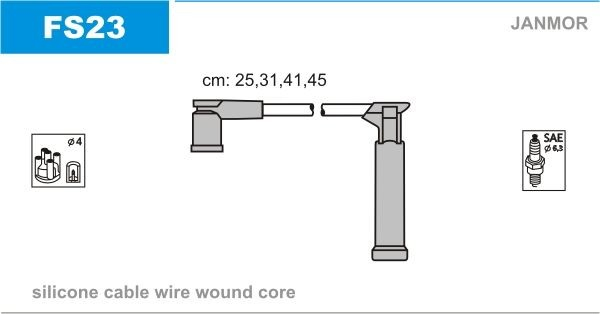 FS23 Janmor Cables de alta tensión, juego