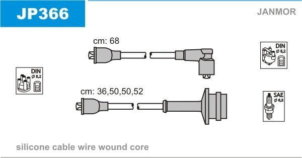 Cables de bujías para Toyota Hilux N