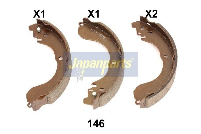GF146AF Japan Parts Zapatas de freno de tambor traseras