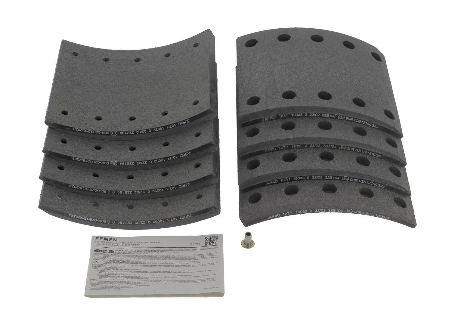 Comprar 1903201070 Jurid/Bendix Forro de freno trasero (camión)