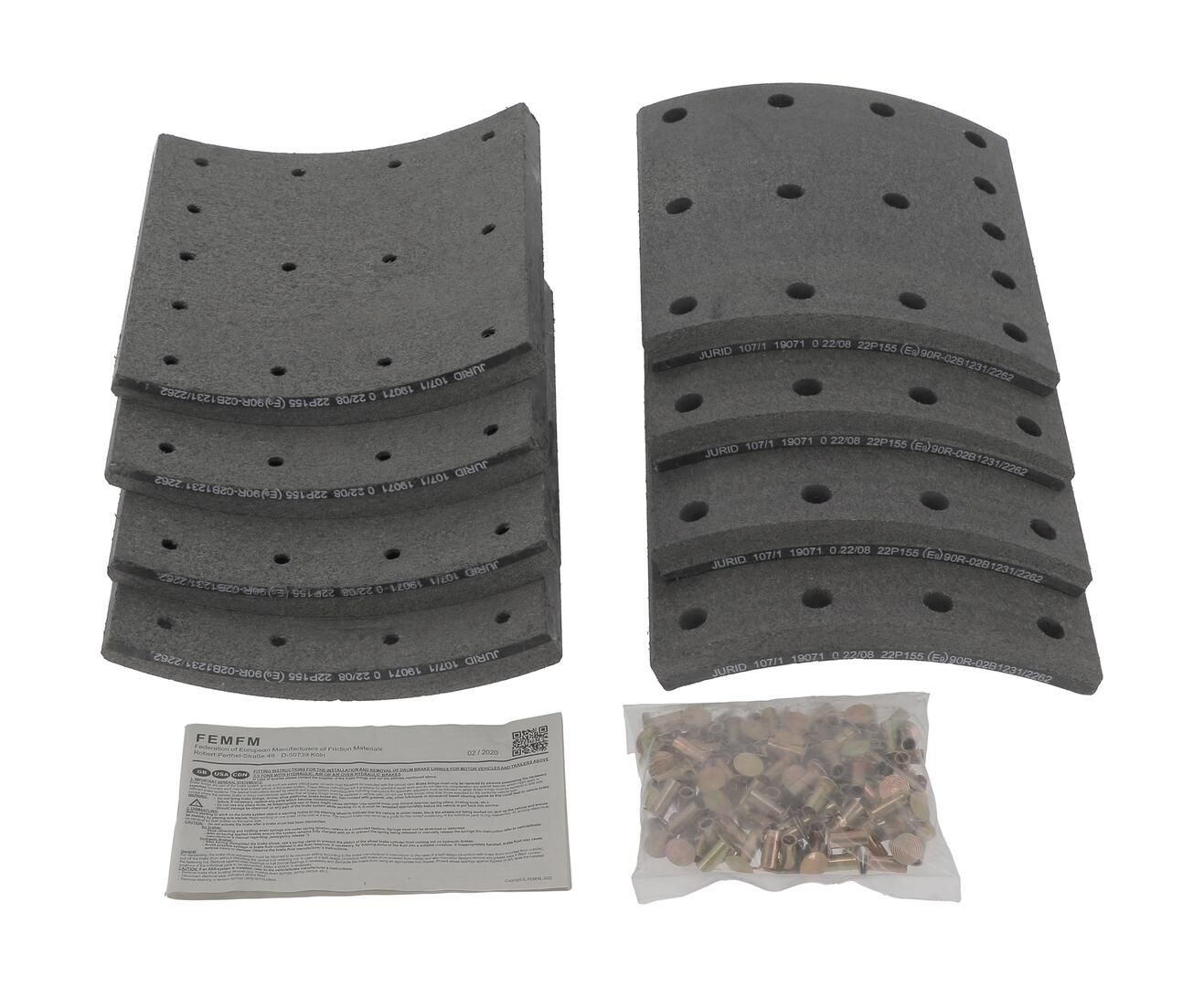 Zapatas de freno traseras Renault (RVI) 7421534386