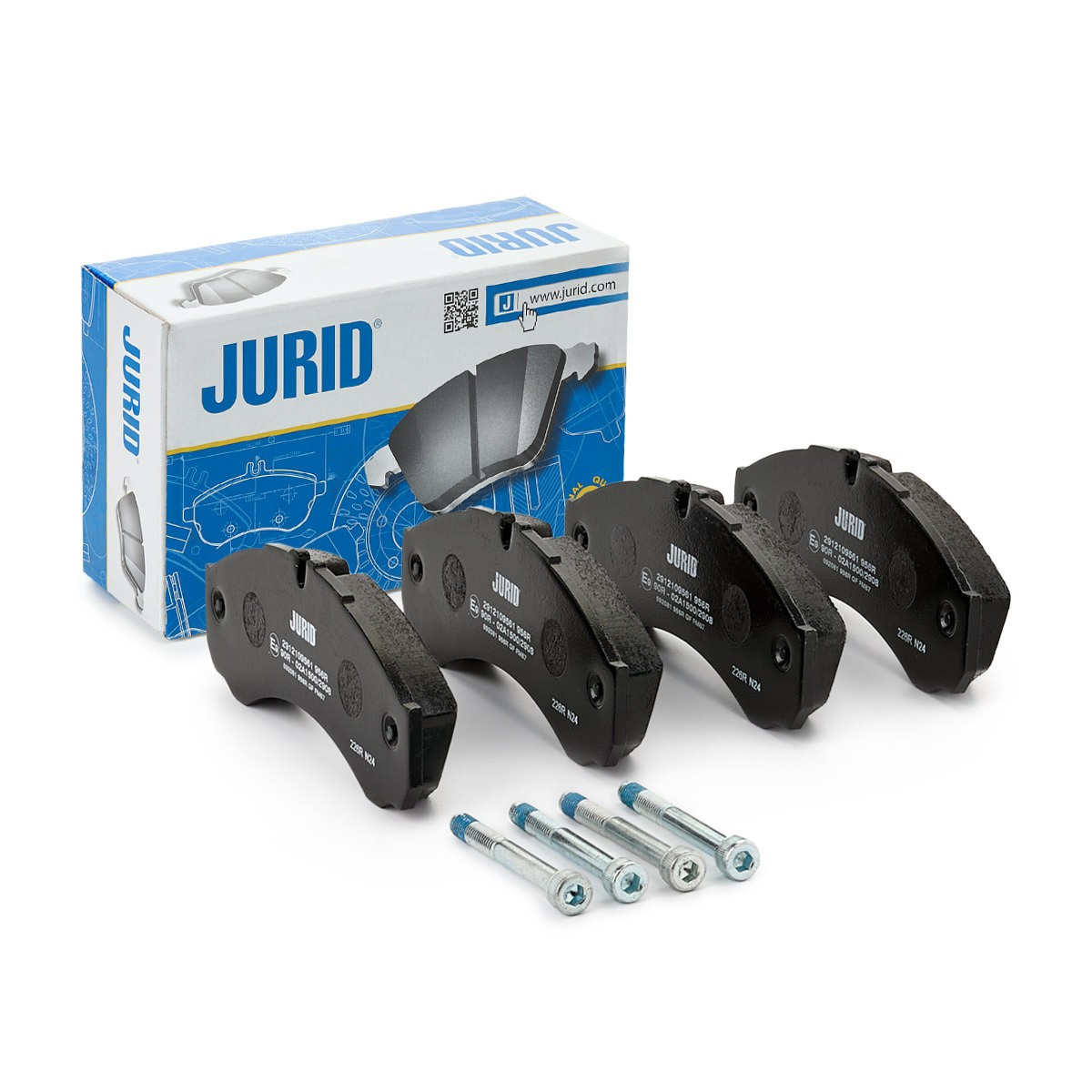 2912109561 Jurid/Bendix Pastillas freno traseras