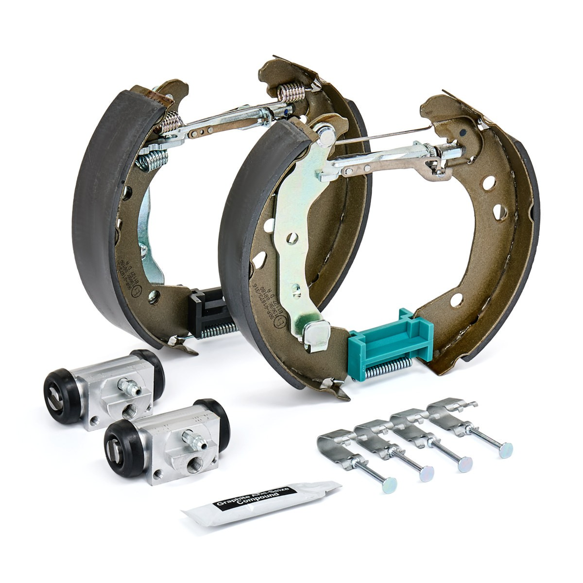 Kit de frenos de tambor, con cilindros, completo 381490J Jurid/Bendix