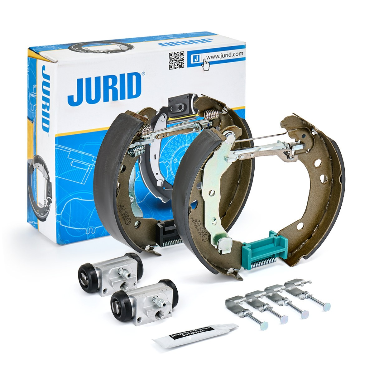 Kit de zapatas de frenos de tambor, con cilindros, completo Jurid/Bendix 381490J precio, desde 133,17 EUR