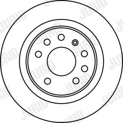 562229JC Jurid/Bendix Freno de disco trasero