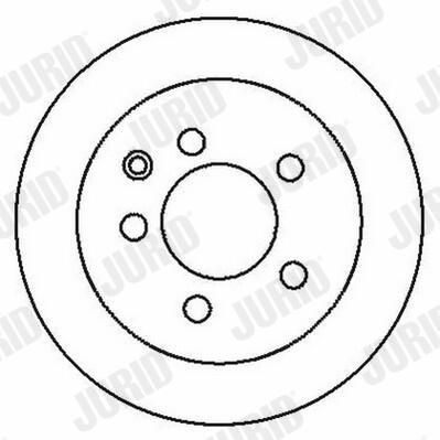 562280JC Jurid/Bendix Freno de disco trasero