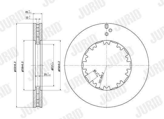 Frenos delanteros Jurid/Bendix 569262J precio, desde 150,93 EUR