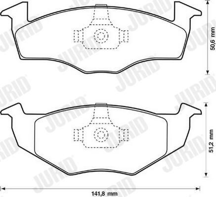 Pastillas freno delanteras Jurid/Bendix 571939J precio, desde 25,38 EUR
