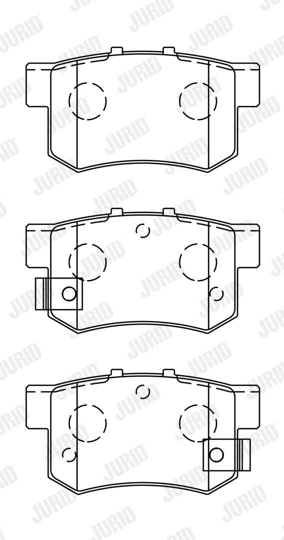 Pastillas traseras de freno Jurid/Bendix 572138J precio, desde 20,63 EUR