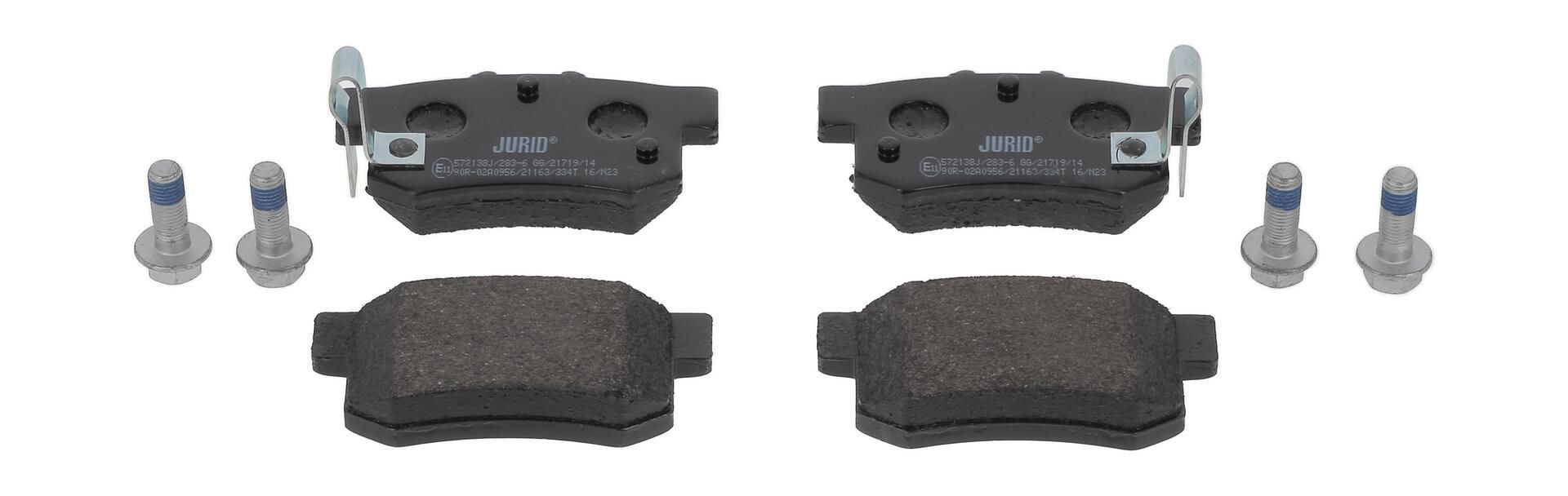 572138J Jurid/Bendix Pastillas freno traseras