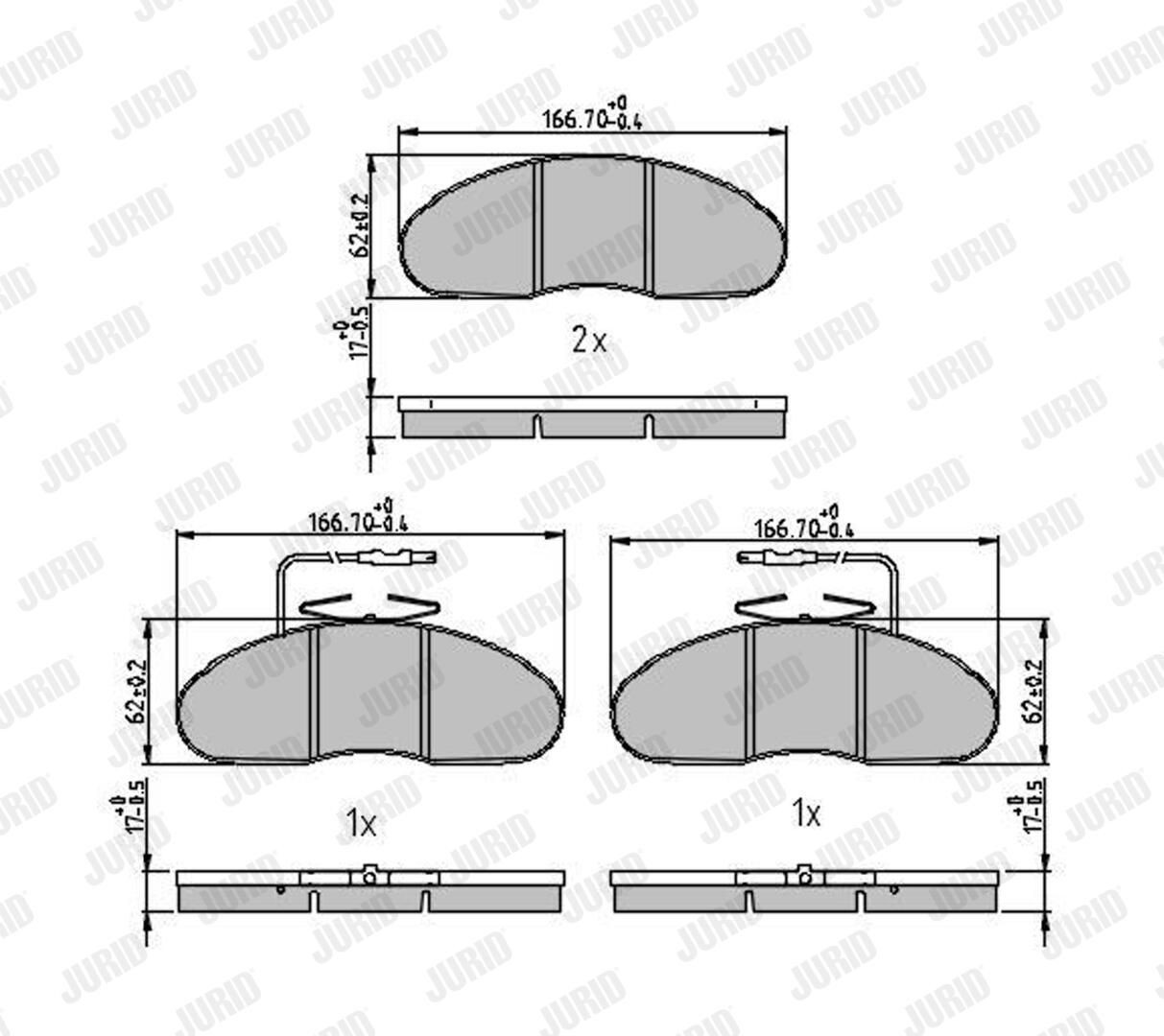 Pastillas freno delanteras Jurid/Bendix 572374J precio, desde 37,16 EUR