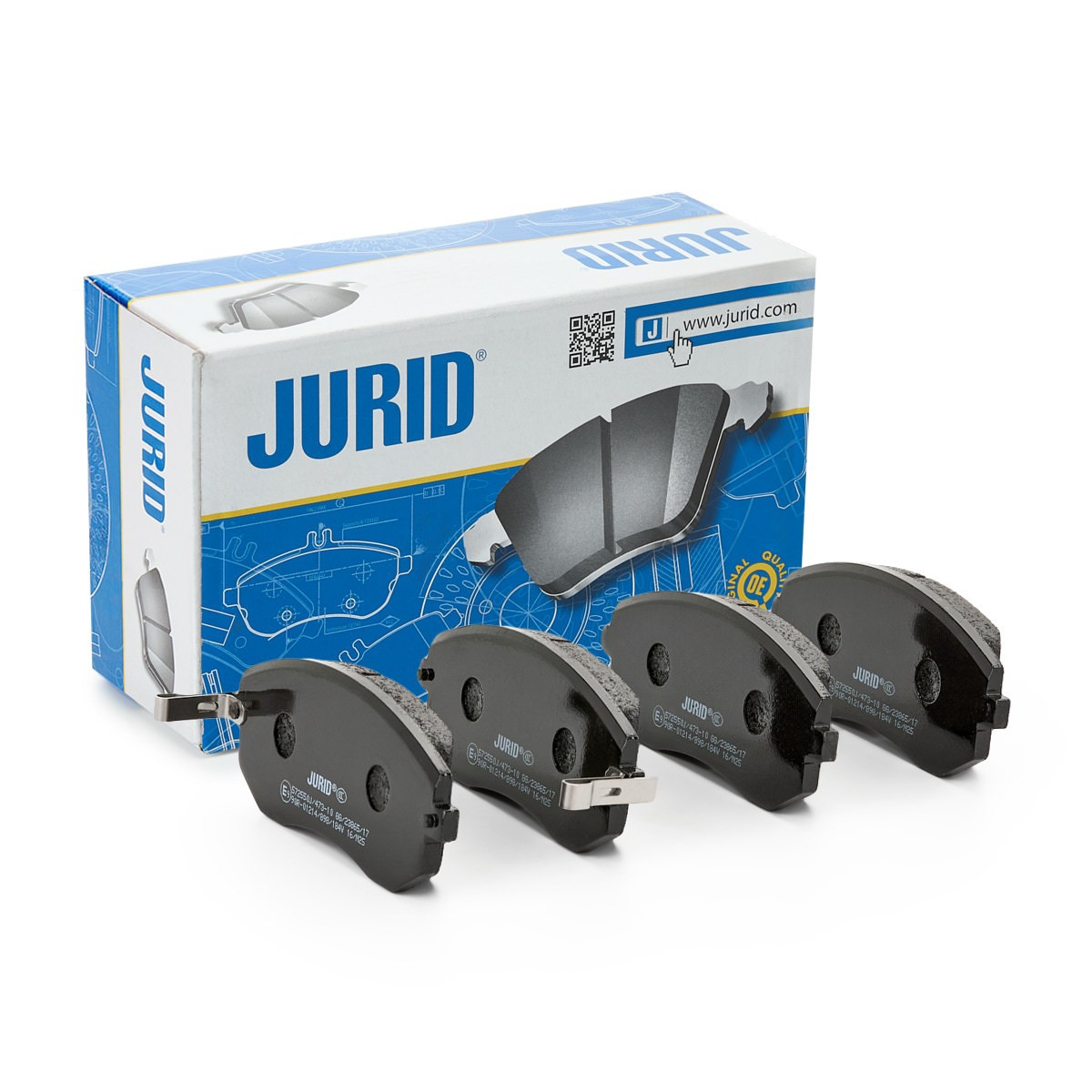 572550J Jurid/Bendix Pastillas delanteras