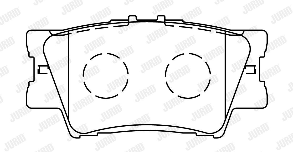 Pastillas traseras de freno Jurid/Bendix 572595J precio, desde 20,60 EUR