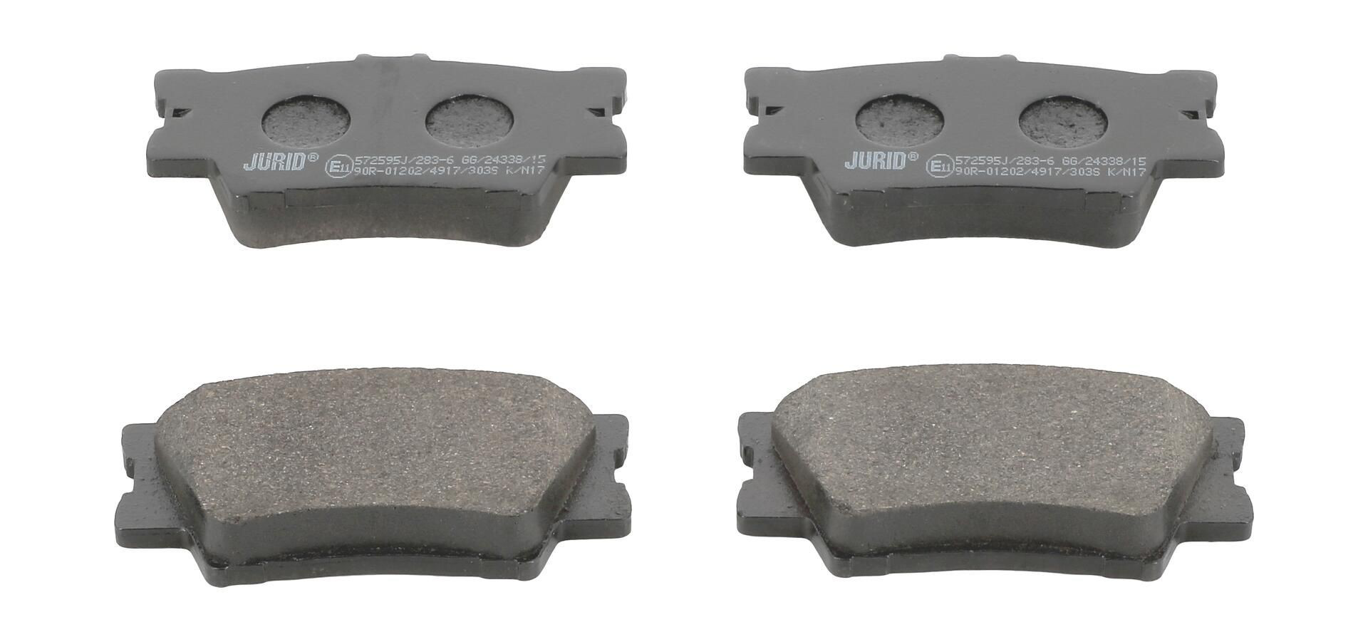 572595J Jurid/Bendix Pastillas freno traseras