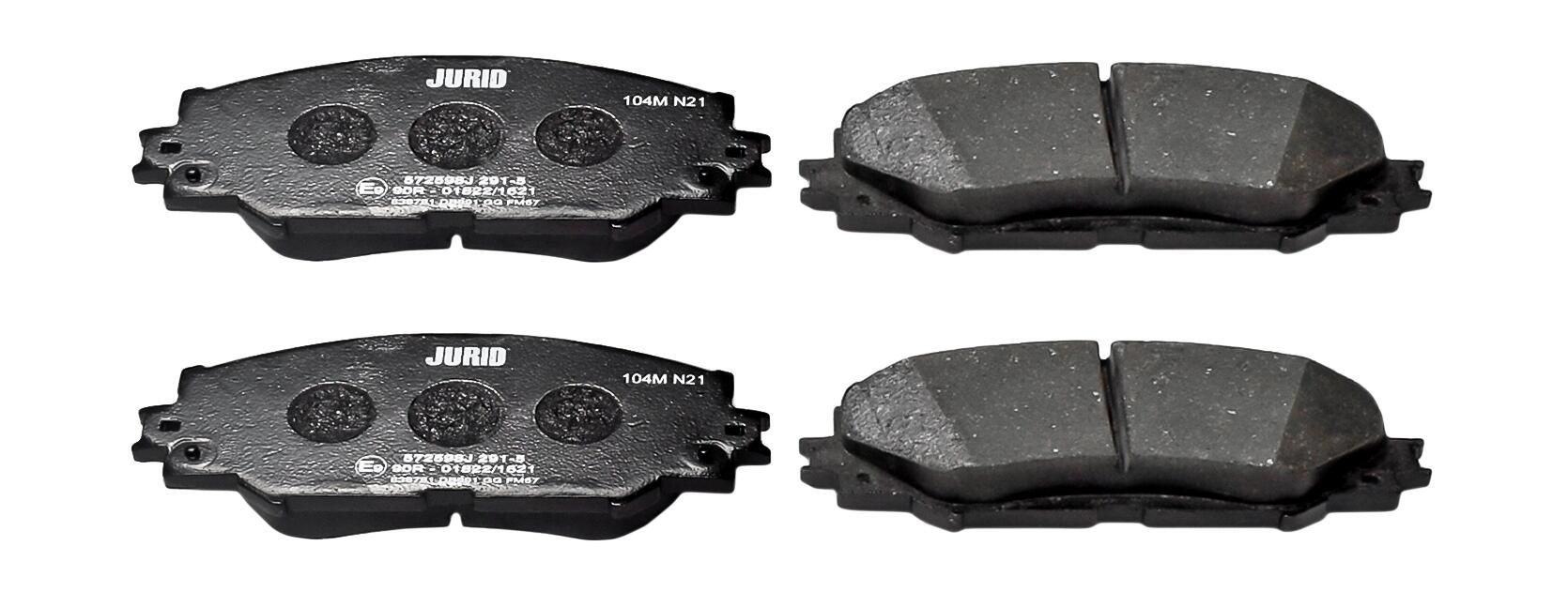 Pastillas freno delanteras Jurid/Bendix 572598J precio, desde 29,28 EUR