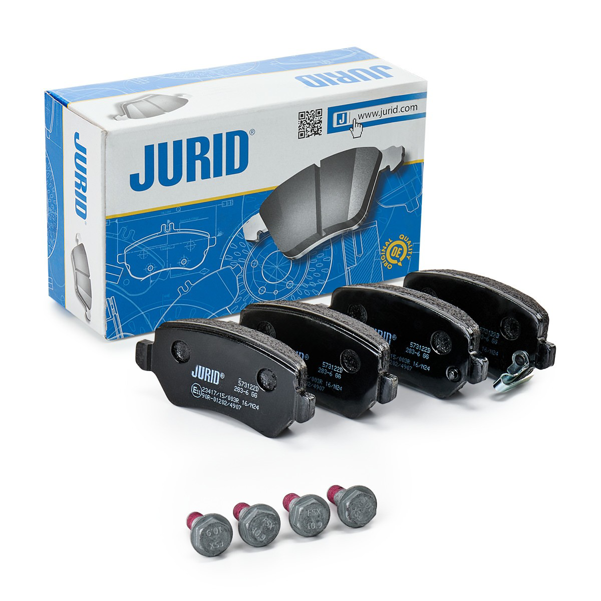 Pastillas traseras Jurid/Bendix 573122D
