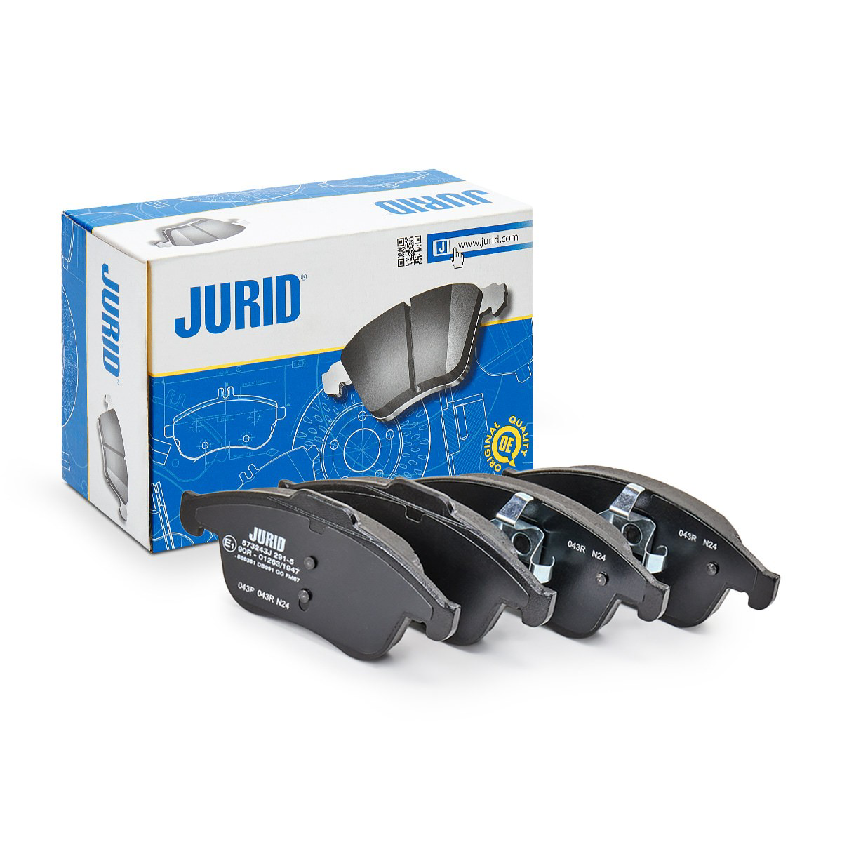 573304J Jurid/Bendix Pastillas delanteras