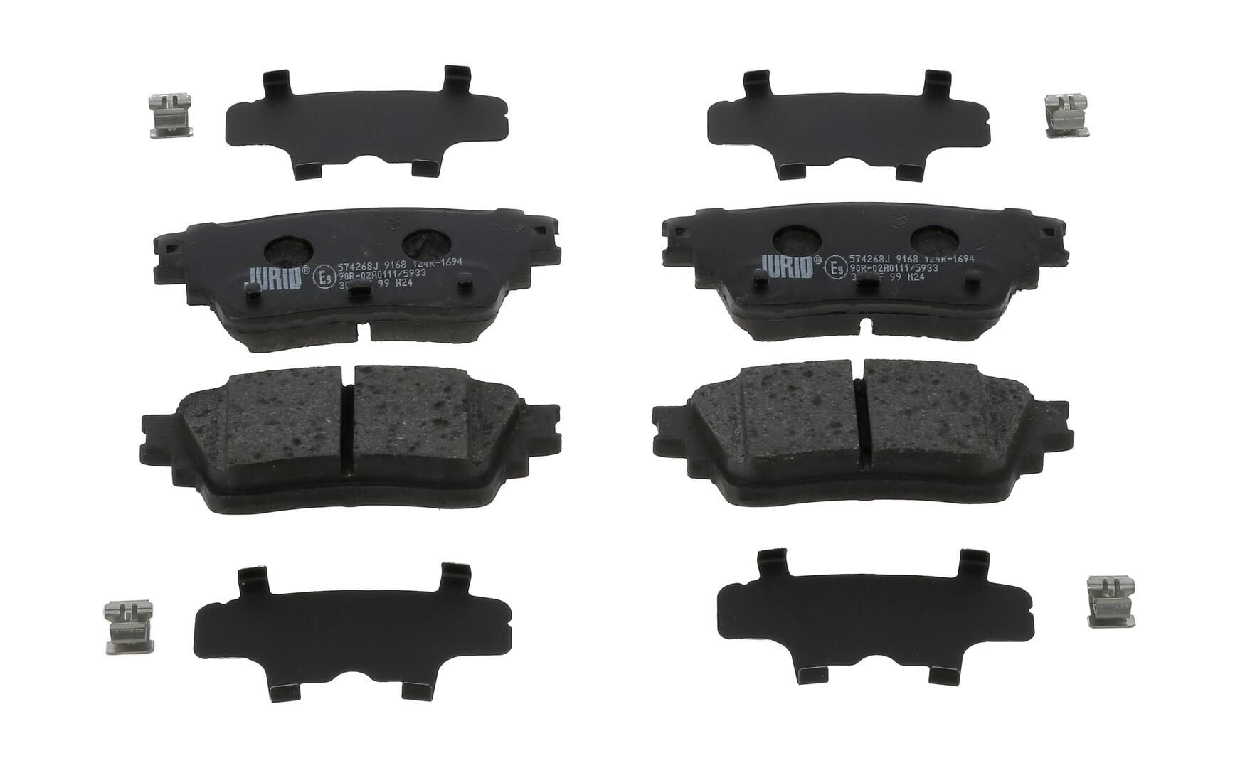 Pastillas traseras de freno Jurid/Bendix 574268J precio, desde 52,62 EUR