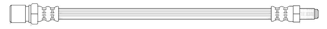 Tubo flexible de frenos delantero Fiat Doblo I (223)