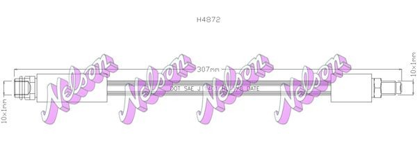 Tubo de frenos delantero para Mercedes A  W168