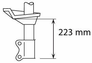 Amortiguador delantero izquierdo Kayaba 333193 precio, desde 61,35 EUR