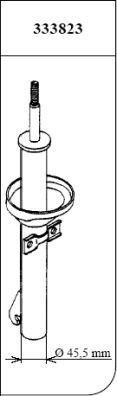 1328H Magneti Marelli Amortiguador frontal