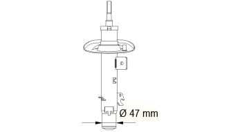 Amortiguador delantero izquierdo Kayaba 339710 precio, desde 67,14 EUR