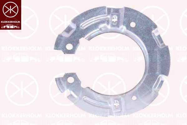 0085870 Klokkerholm Protector de disco de freno trasero