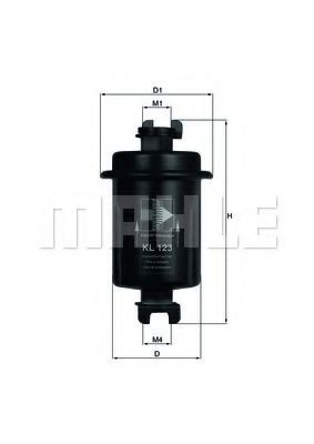 Comprar KL123 Mahle Original Filtro diesel