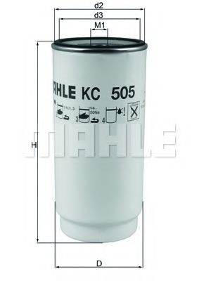 Filtro combustible Mahle Original KC505D precio, desde 29,51 EUR