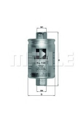Comprar KL158 Mahle Original Filtro diesel